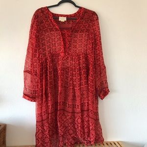 Anthropologie Maeve Canna Swing Dress